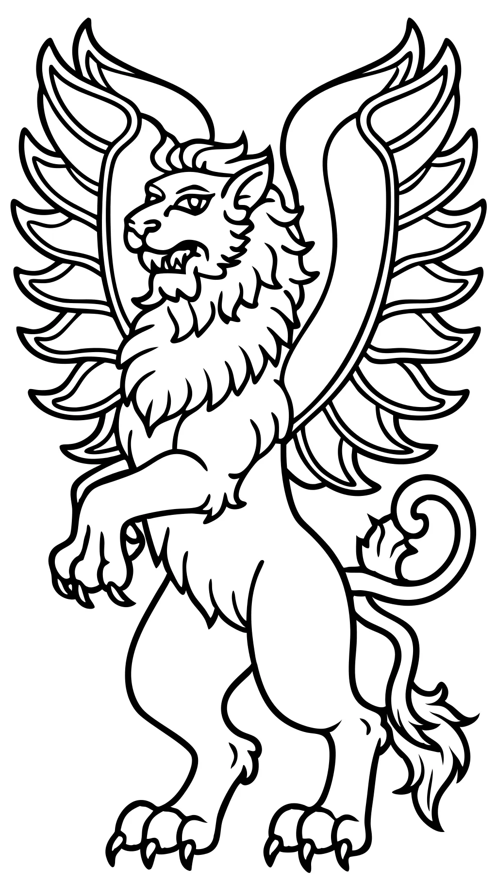 coloring pages of griffins